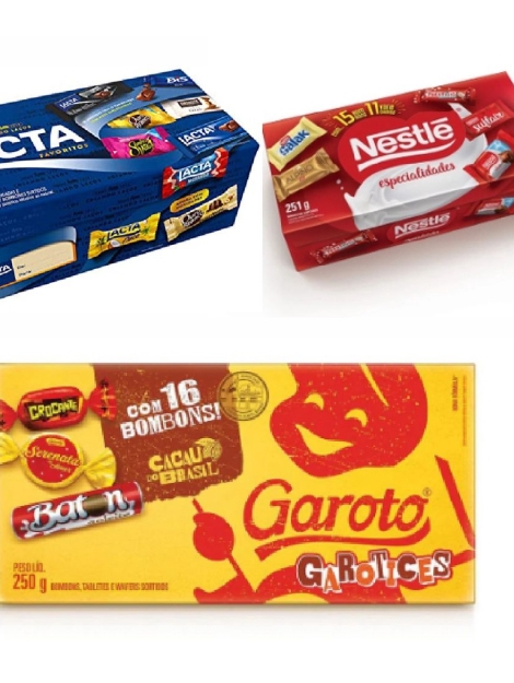 Caixas de chocolate
